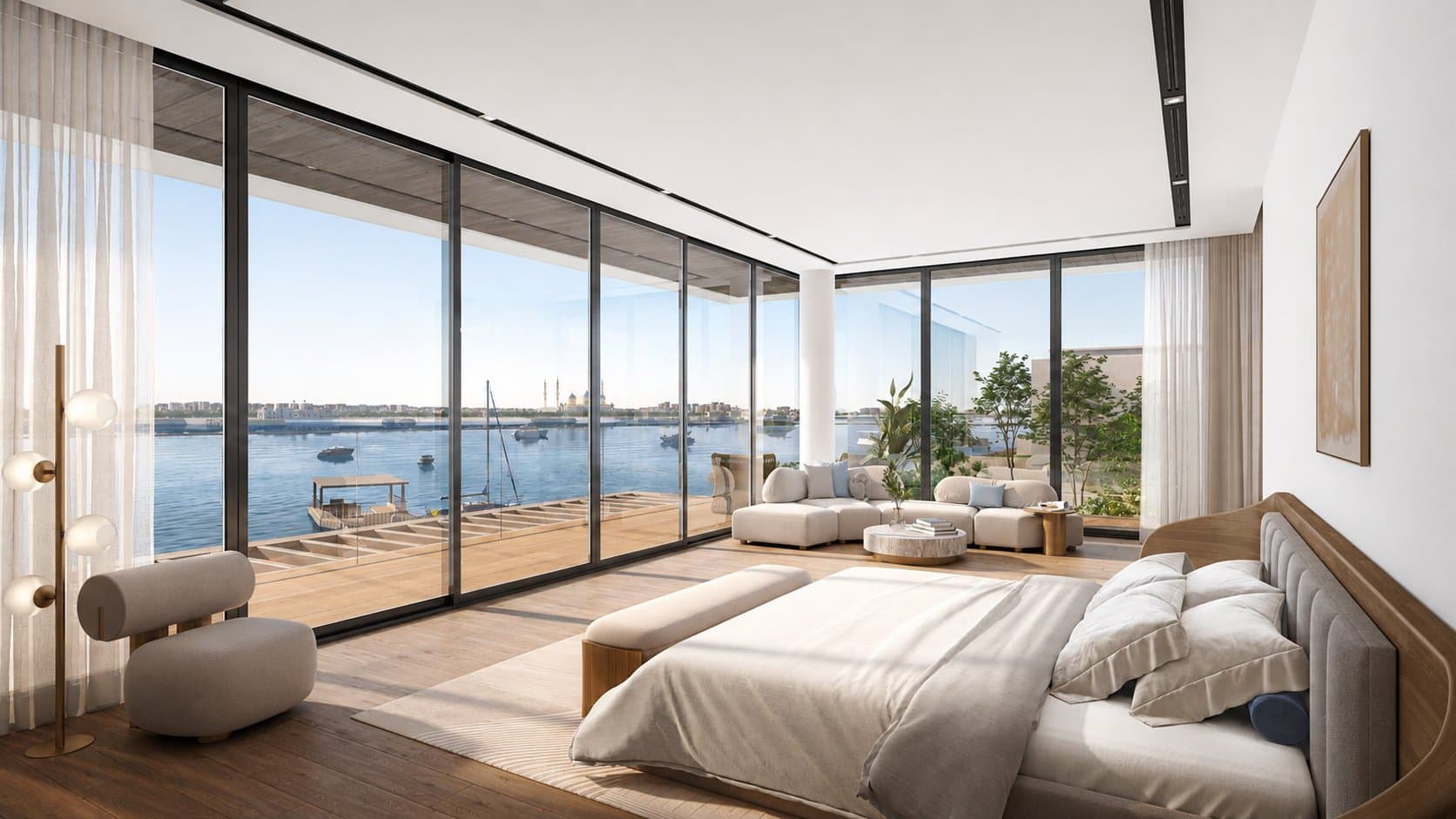 Interior of a Marsa Al Saadiyat residence, project and residential visual material